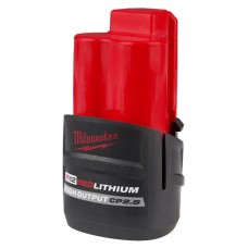 Milwuakee M12™ REDLITHIUM™ HIGH OUTPUT™ CP2.5 Battery Pack Milwuakee M12™ REDLITHIUM™ HIGH OUTPUT™ CP2.5 Battery Pack
